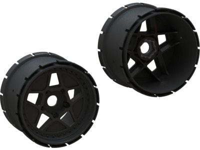 ARA510123 MT Wheel 4.9in 24mm Hex 1pr