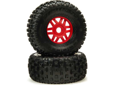 ARA550065 DBOOTS FoRTRess Tire Set Glued Red 2 pieces
