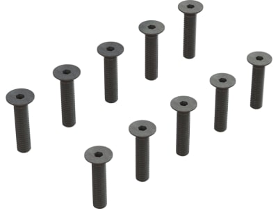 ARA703016 Flat Head Hex Machine Screw M3.5x16mm 10