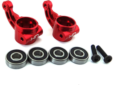 ARM21X02 Aluminum Oversize bearing Knuckle  RED  - ARRMA 2WD