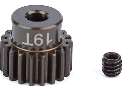 ASC1337 Factory Team Aluminum Pinion Gear 19t 48p 1 / 8 Shaft