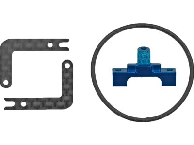 ASC21632 RC28R Center Bulkhead And Battery Holder Set