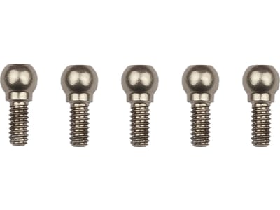 ASC21646 3.5mm Ballstuds M2x4mm  5 pieces 