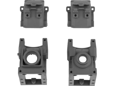 ASC25887 RIVAL MT10 Factory Team Front and Rear Gearboxes Gray