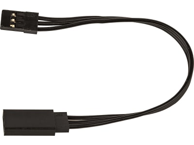 ASC27164 125mm Servo Wire Extension black  4.92 in 