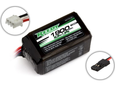ASC27316 Reedy LiFe Pro Receiver 1900mAh 6.6V Flat