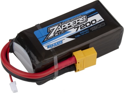 ASC27376 Zappers DR 7200mAh 130C 7.6V Shorty soft w / XT90