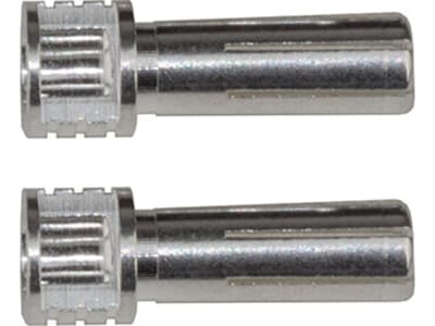 ASC27392 Grip Bullets 5mm X 14mm Connectors Silver 2