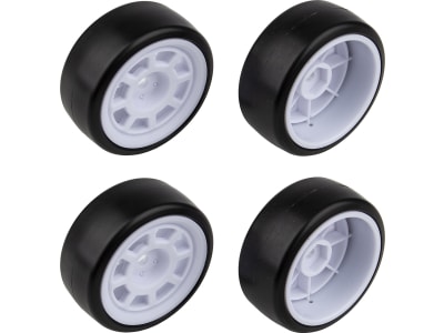 ASC31900 Hoonicorn Wheels and Tires Drift Set of Four 12mm Hex Drive