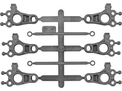 ASC32065 RC10tc8 Ft Carbon Steering Block Set