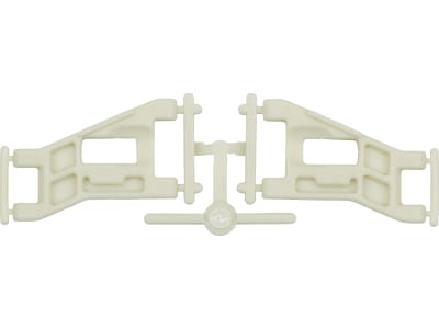 ASC6204 RC10 Front Wide Suspension Arms White