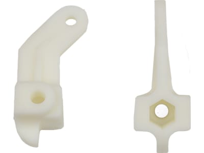 ASC6217 CENTER STEERING BLOCKS: RC10 or RC10T for steel axles