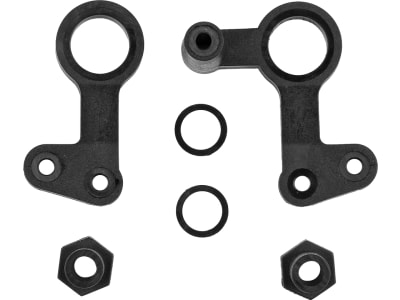 ASC6400 RC10WC BELLCRANKS BLACK
