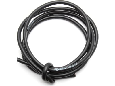 ASC647 Pro Silicone Wire 12AWG Black 1m