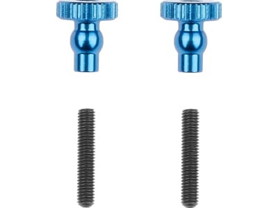 ASC6552 RC10 4WD TEAM Car Aluminum Chassis Stiffener Thumb Screws Blue