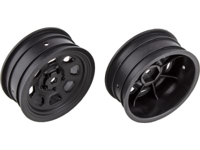 ASC71096 Sr10 Black Front Wheels 1 Pair