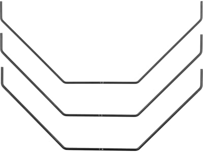 ASC71204 RC10T7 Rear Anti-Roll Bar Set