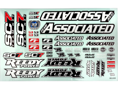 ASC71224 RC10SC7 Decal Sheet