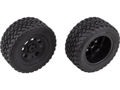 ASC72112 Pro2 LT10SW Rear Wheels and Tires mounted