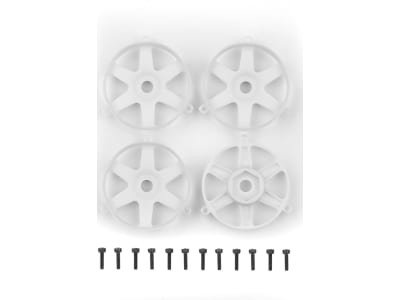 ASC72248 DC10 FT Adjustable Wheel Face Plates white