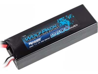 ASC763 WolfPack LiPo 2600mAh 35C 3S 11.1V T-plug