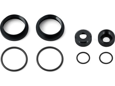ASC81492 16mm Shock Collar and Seal Retainer Set black