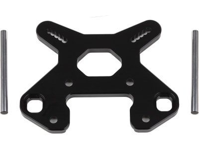 ASC81504 Rc8B4 Front Shock Tower V2 Black Aluminum