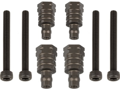 ASC81591 Rc8B4 Ft Shock Bushings 14mm and 17mm Aluminum