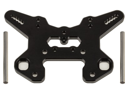 ASC81624 Rc8t4 Front Shock Tower V2 Black Aluminum