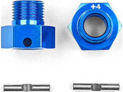 ASC81628 RC8T4 FT WHEEL HEXES 4mm