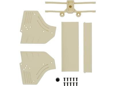 ASC8687 RC10F6 Classic Rear Wing White