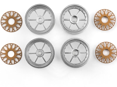 ASC8827 RC10ds Wheels Front and Rear