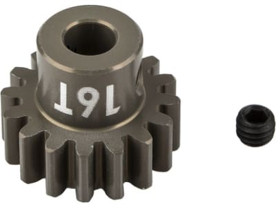 ASC89598 Factory Team Pinion Gear 16t-Mod 1 5mm Shaft Aluminum
