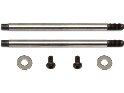 ASC91620 Factory Team 3x27.5 mm Shock Shafts  V2  Chrome
