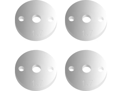 ASC91627 FT 12mm Pistons V2 2 x 1.7 mm flat