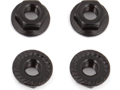 ASC91738 Serrated Nuts M4 B6  4 