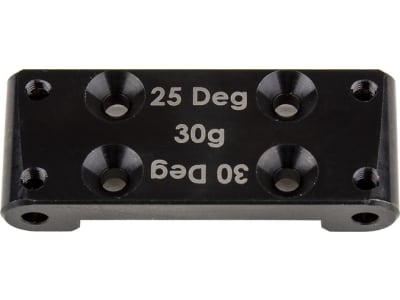 ASC91898 RC10b6 Factory Team Steel Bulkhead; 25 / 30 Degree 30g