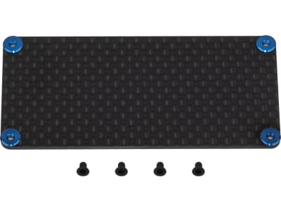 ASC91975 RC10b6.4 Ft Esc Weight Carbon Fiber