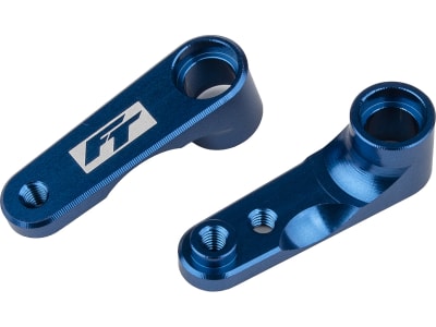 ASC91983 RC10b6.4 Ft Steering Bellcranks Blue Aluminum