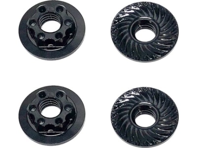 ASC92254 FT Nuts M4 Low Profile Wheel Nuts black