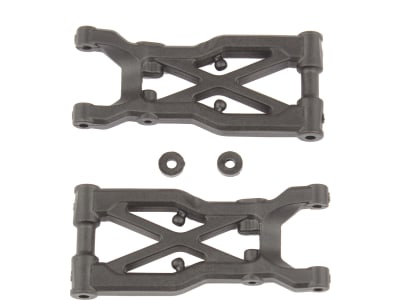 ASC92298 RC10b74 Factory Team Rear Suspension Arms Carbon Fiber