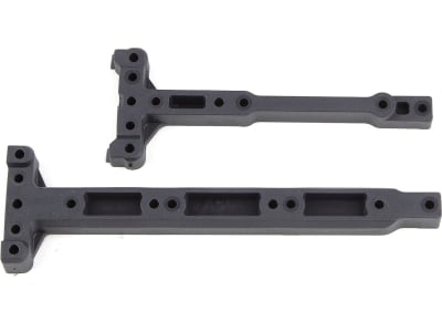 ASC92300 RC10b74 Factory Team Chassis Braces Carbon Fiber