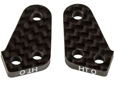 ASC92305 RC10B74 FT Steering Block Arms HT 0 carbon fiber