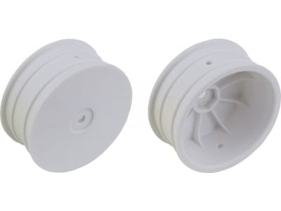 ASC92362 4WD Front Wheels 2.2 12mm hex +1.5mm white