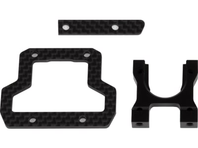 ASC92378 RC10B74.2 Center Bulkhead and Brace Set Decoupled Slipper