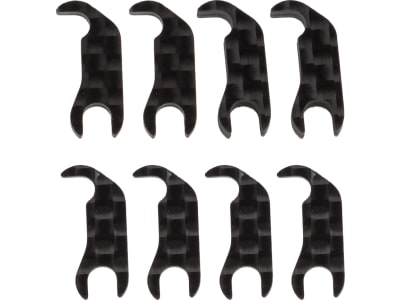 ASC92495 RC10B7 FT Steering Block Mount Shim Set carbon fiber