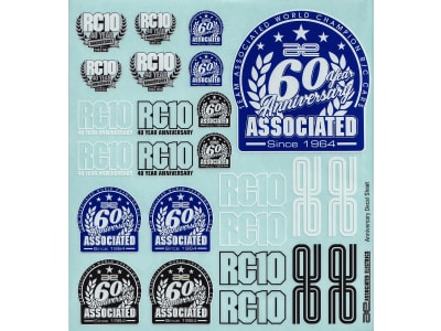 ASC97151 Anniversary Decal Sheet