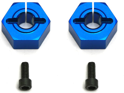 ASC9893 Aluminum Clamping Wheel Hex 12mm Front SC10  2 