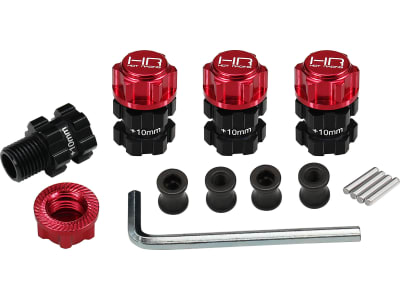 ATF117XT02 Aluminum Heavy Duty 17mm Hex Hubs 10mm Offset Arrma 1:10 4x4