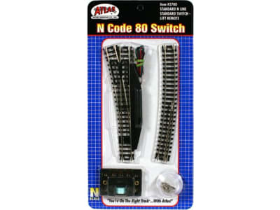 ATL2700 N-Gauge Code 80 Remote Left-Hand Switch